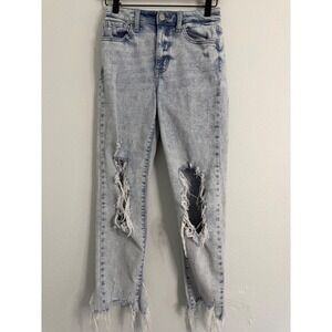 Eunina Jeans - Tobi Super High Rise Mom Jeans Crop Size 1/25